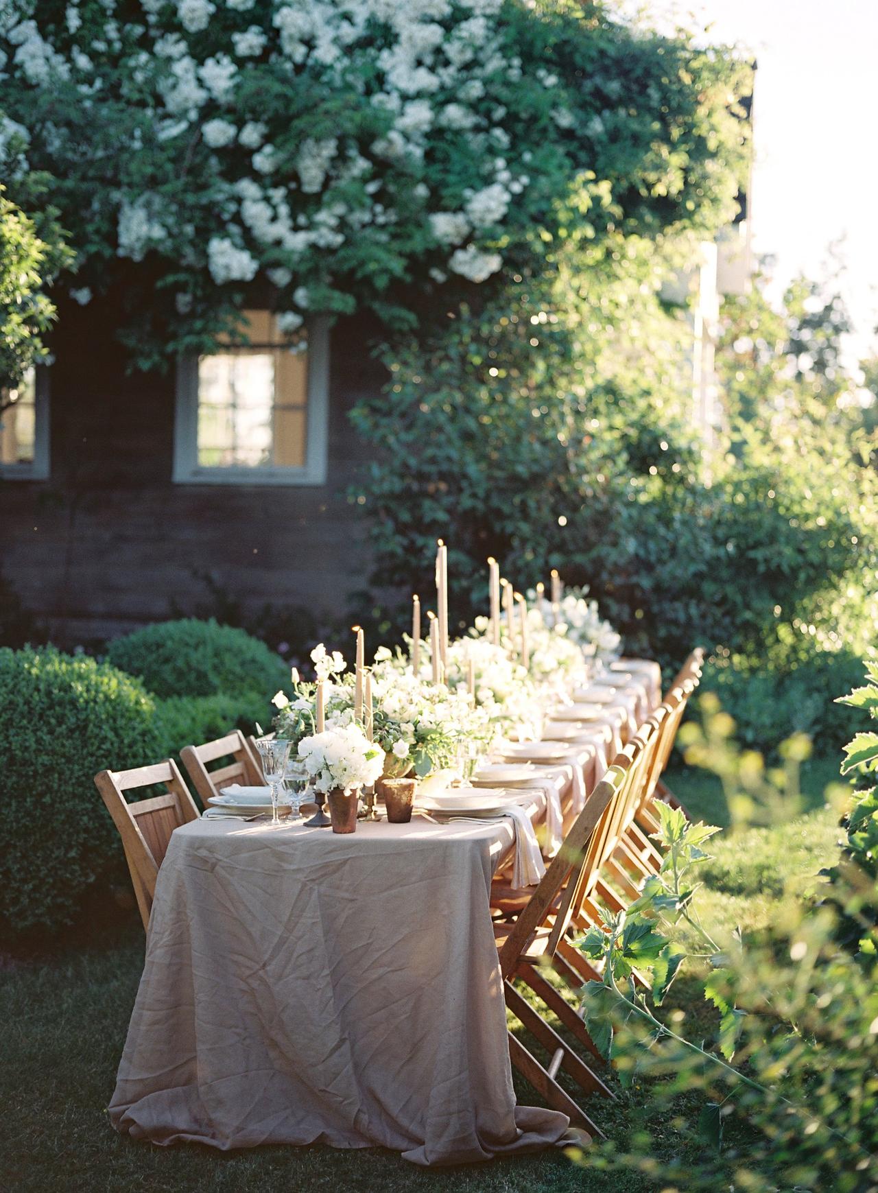 Simple Garden Wedding