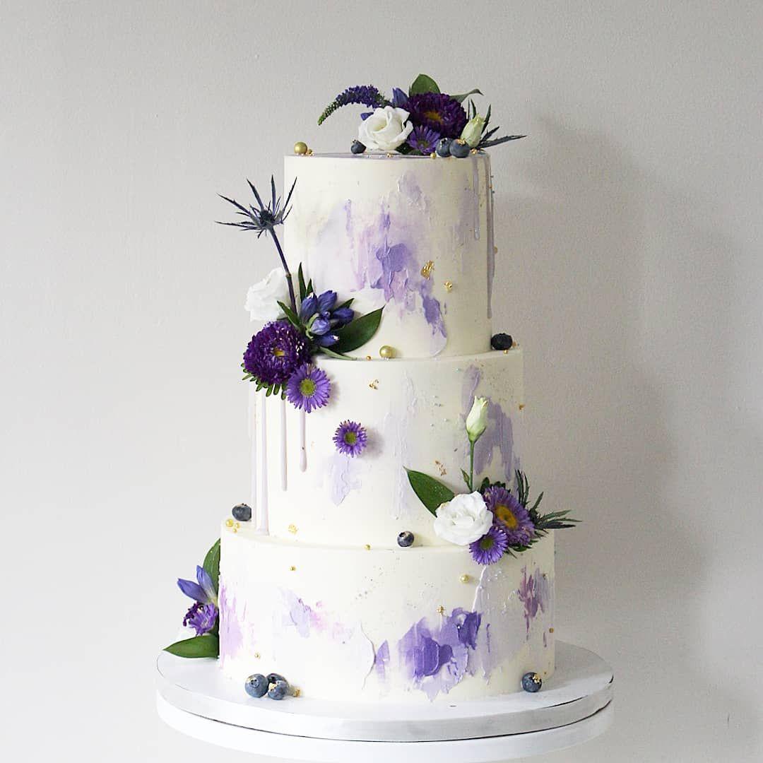 Cascading butterflies on a lavender buttercream cake 💜🦋 a beautiful  birthday cake for a sweet 16 🥰 . . @wiltoncakes 1M for the ... | Instagram