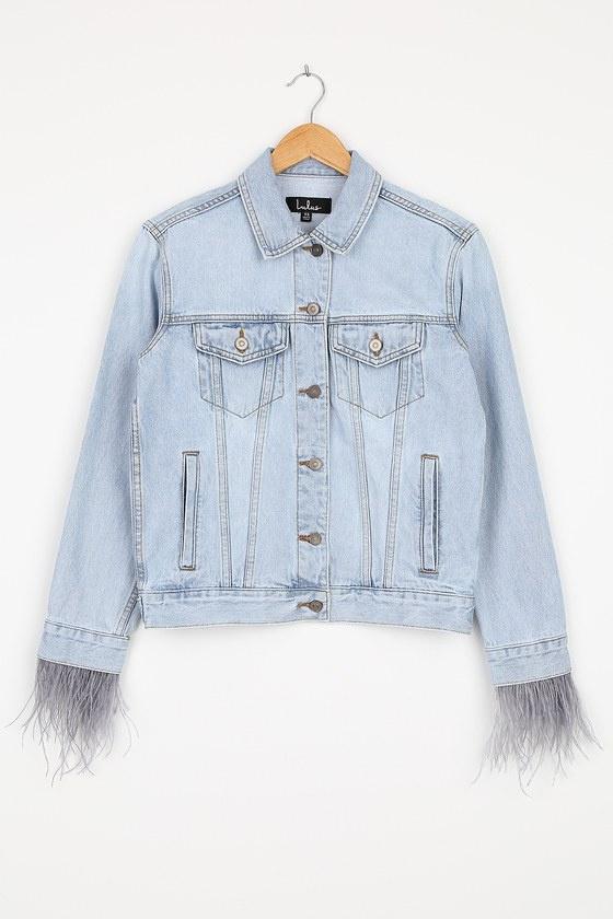 Posie Pink Acid Wash Denim Jacket