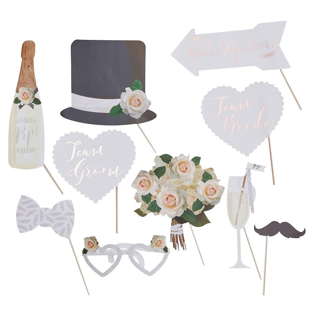 Unique wedding photo clearance props