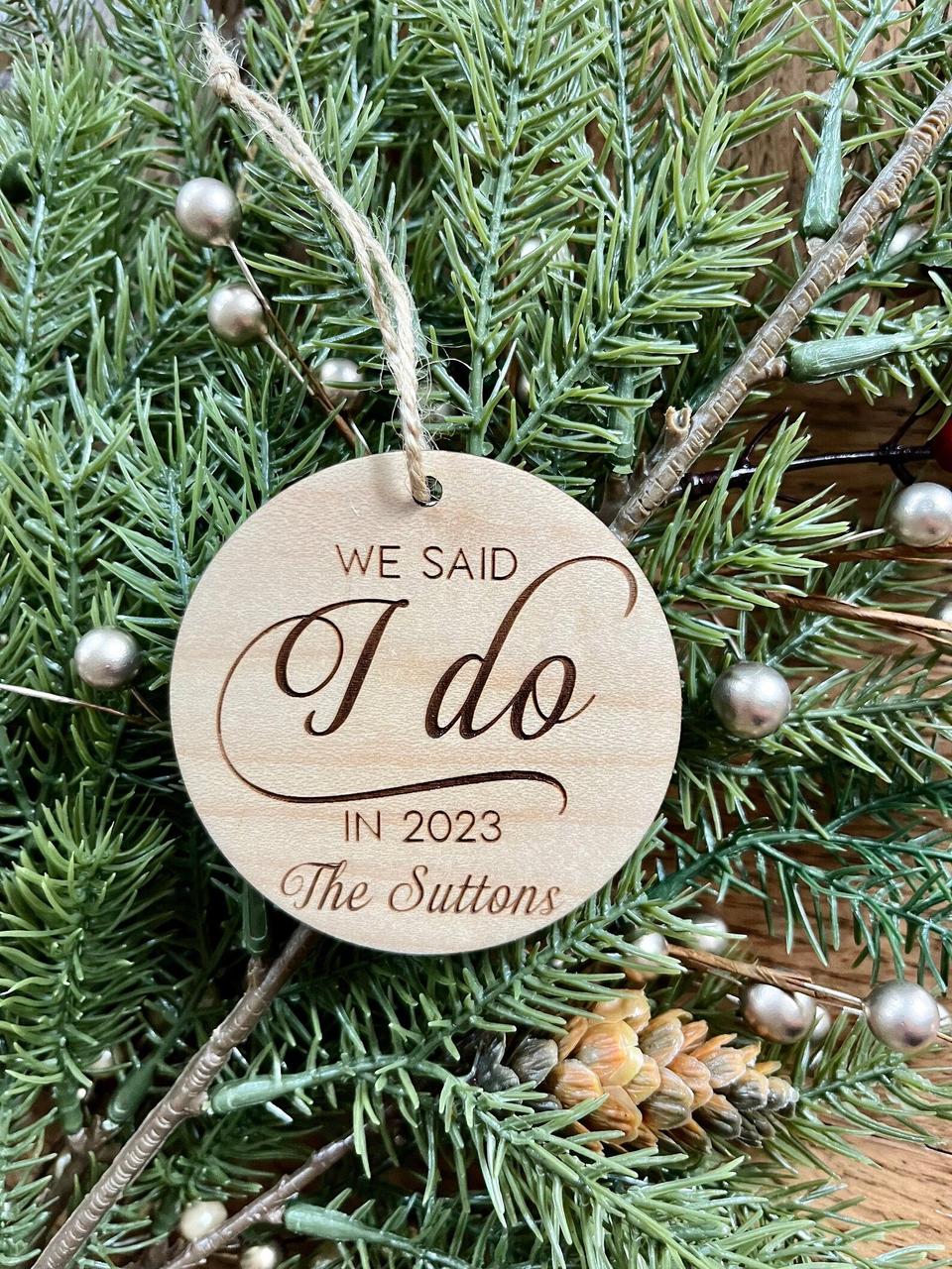 29 First Christmas Married Ornaments for 2023 Newlyweds