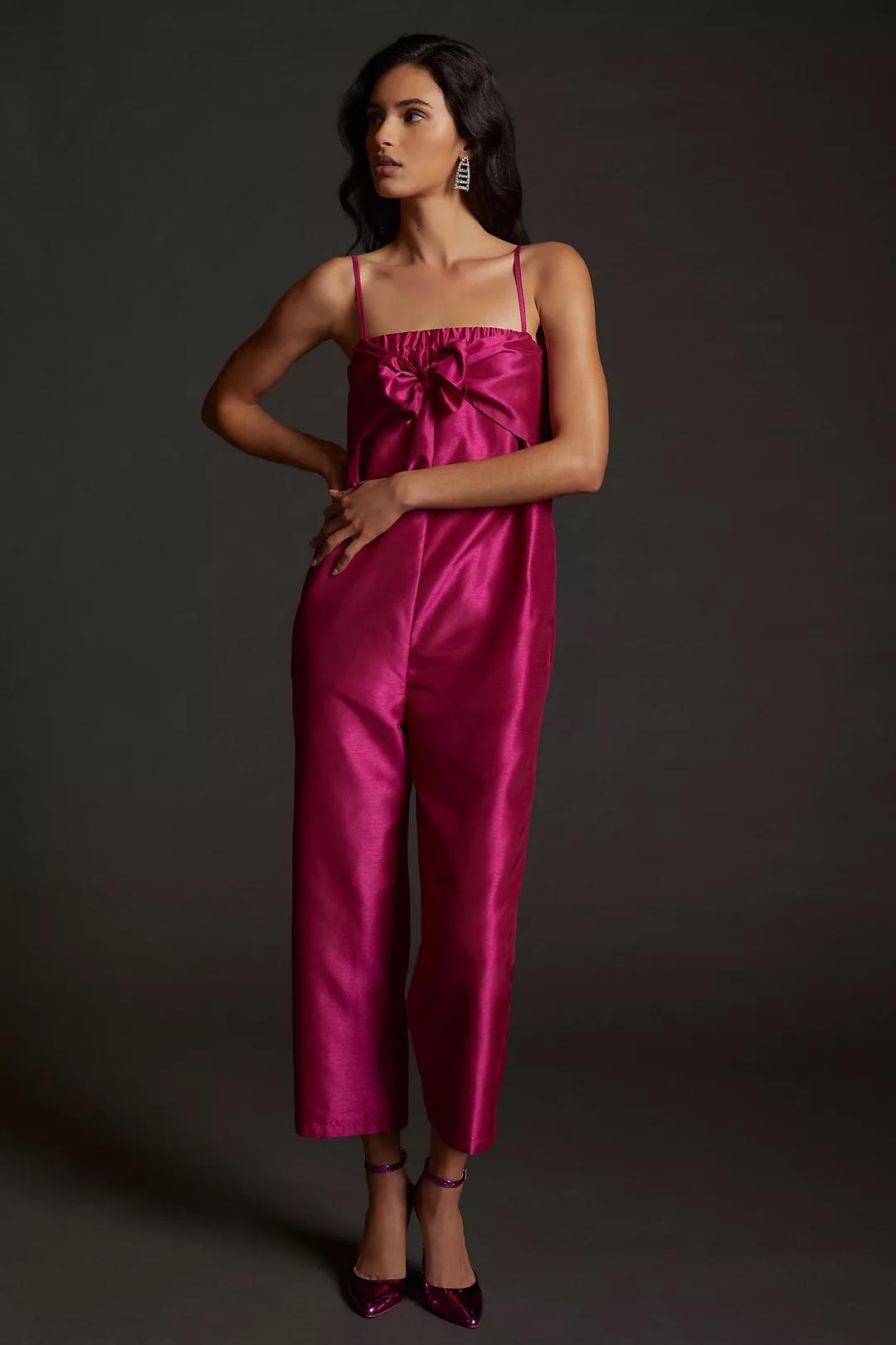 Pink jumpsuit wedding clearance guest