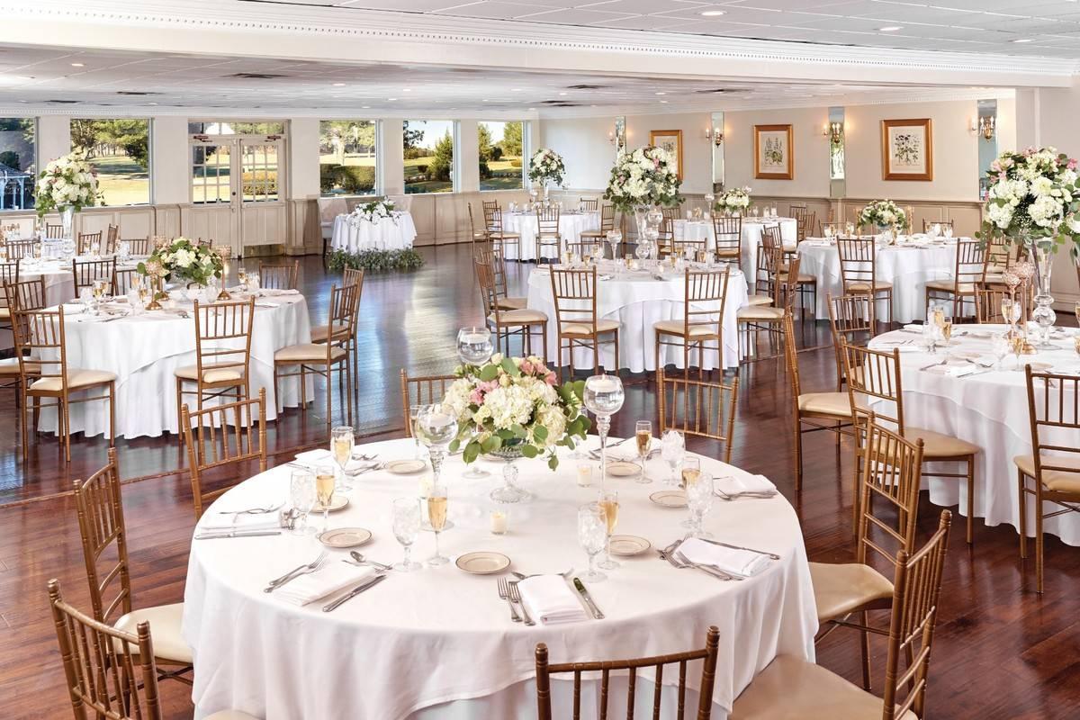classic wedding reception