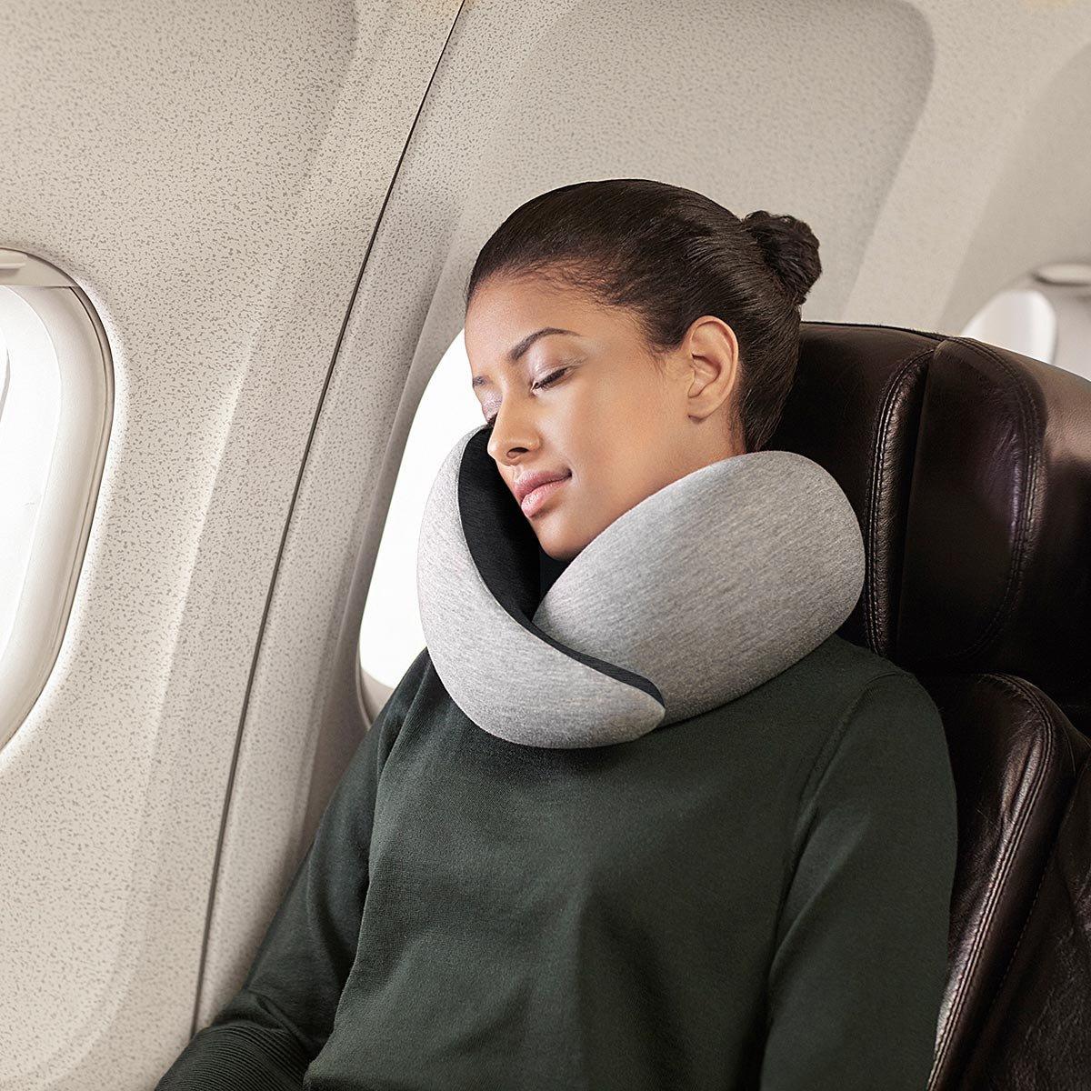 Neck pillow in gray