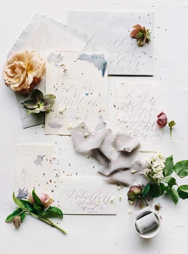 What Is a Wedding Flat Lay + 20 Ideas What to Include - Lovely & Planned