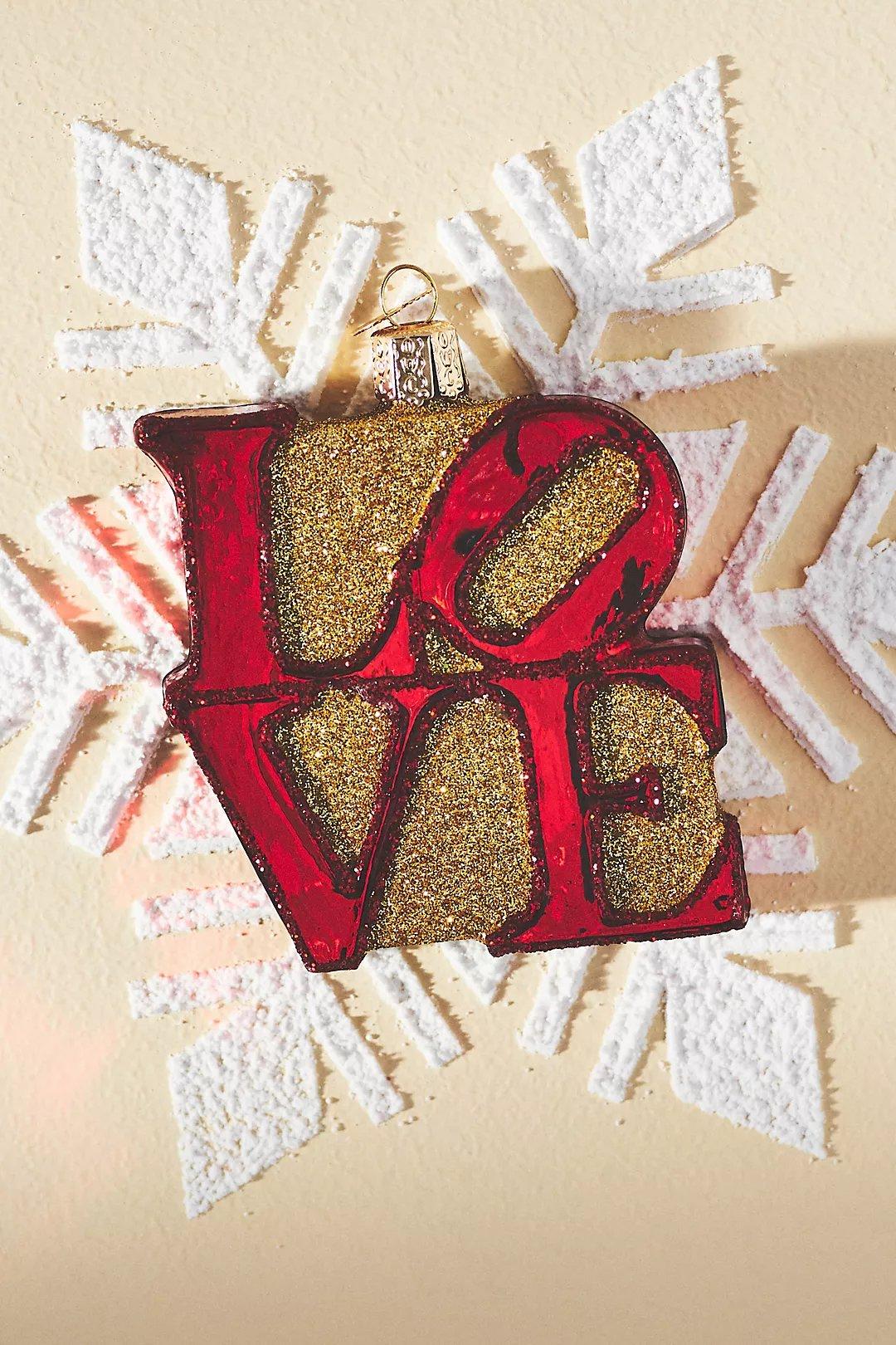 love christmas ornament