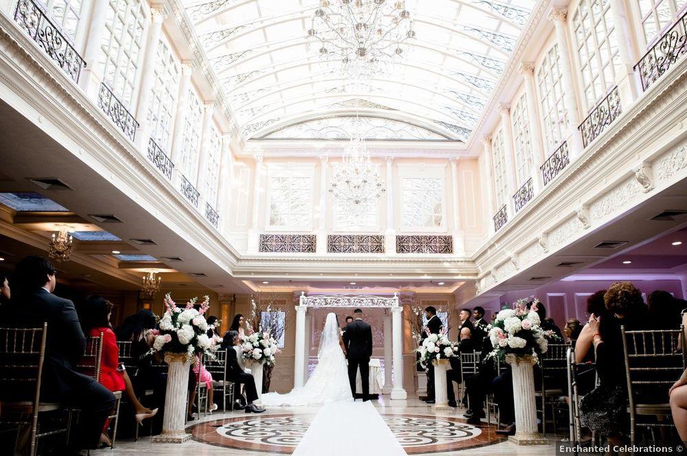 ballroom wedding ceremony