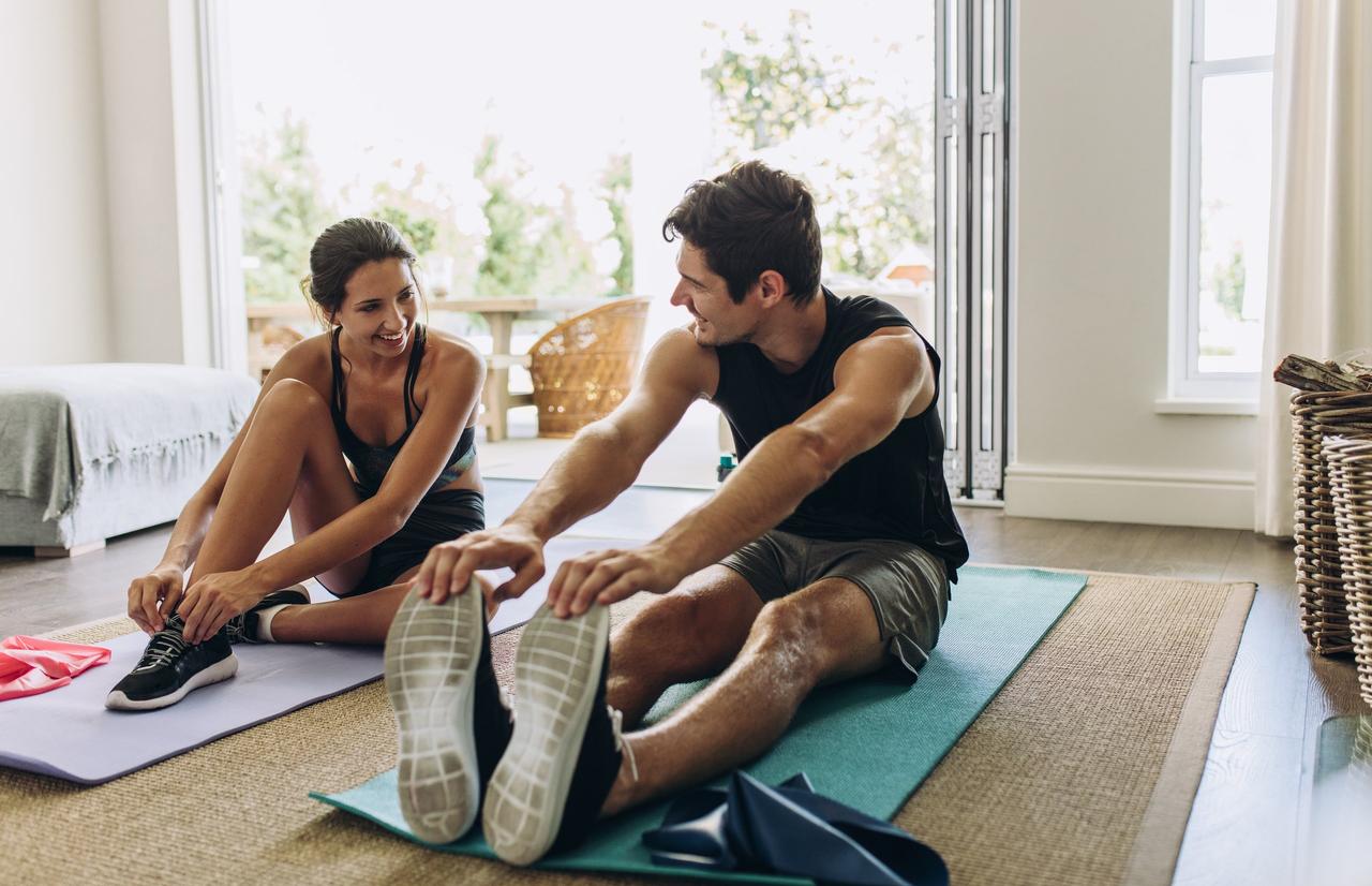 couple working out