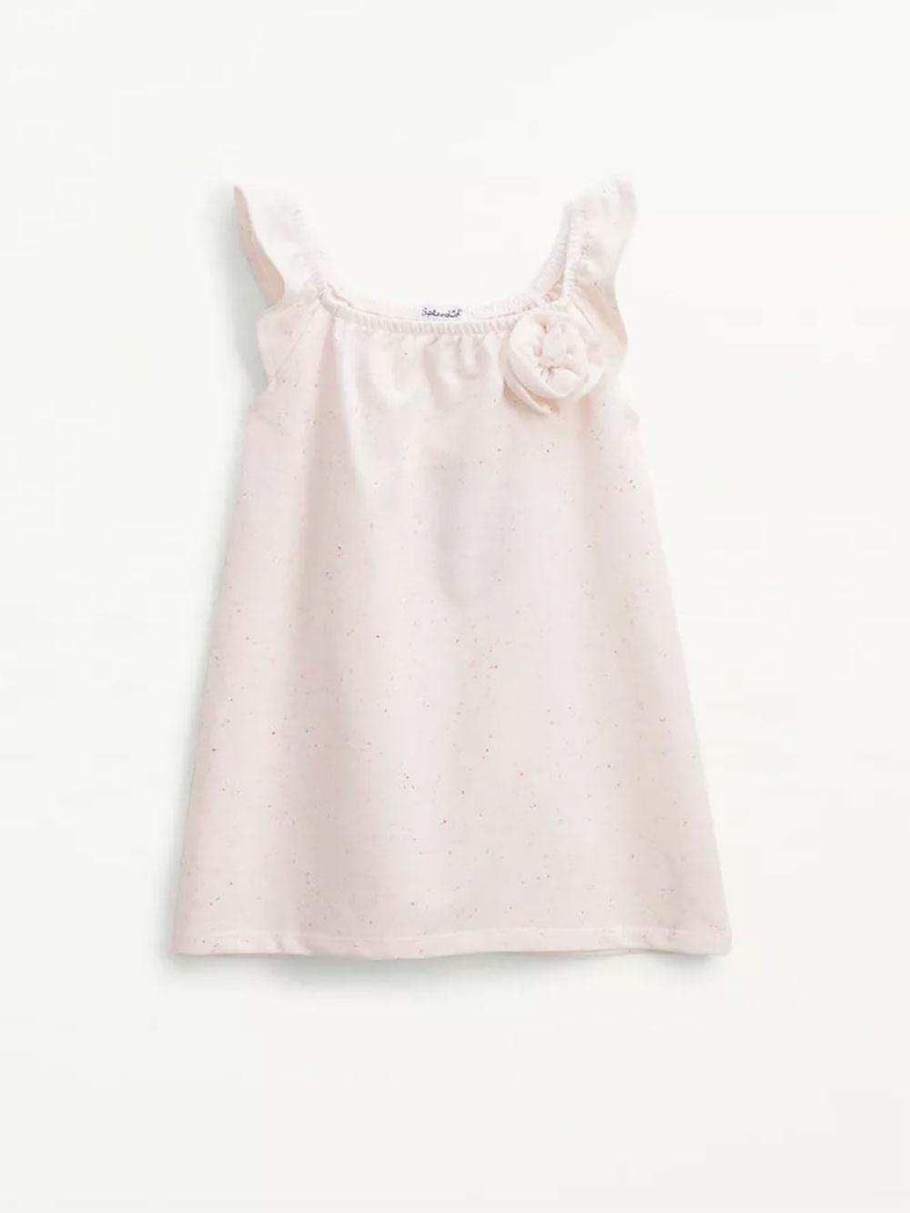 rosette toddler short dress