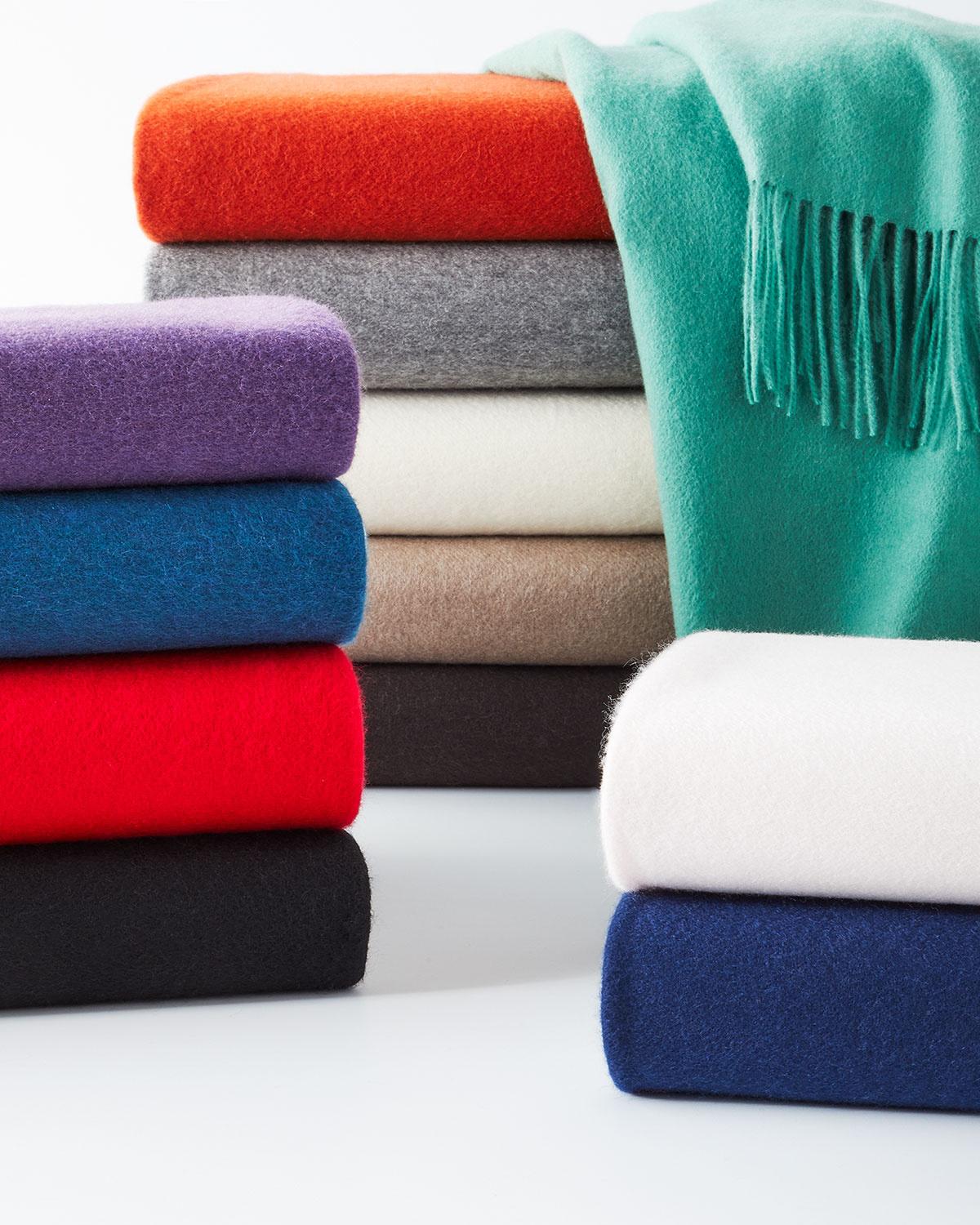 sofia cashmere blanket for 12th year wedding anniversary gift