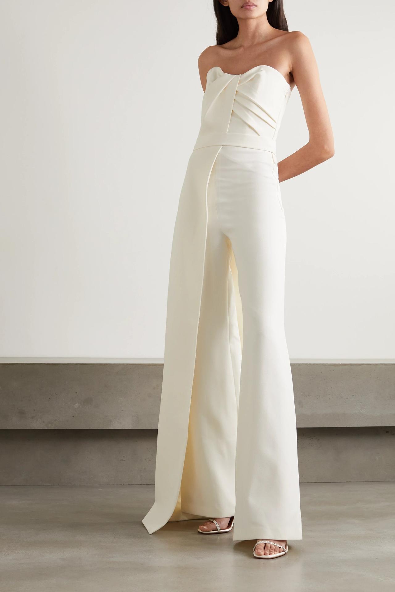 Sash Detail Split Wide Leg Jumpsuit