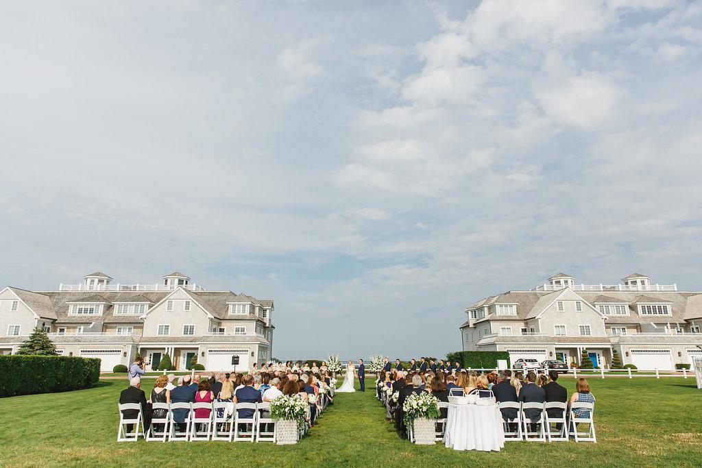 outdoor wedding ceremony