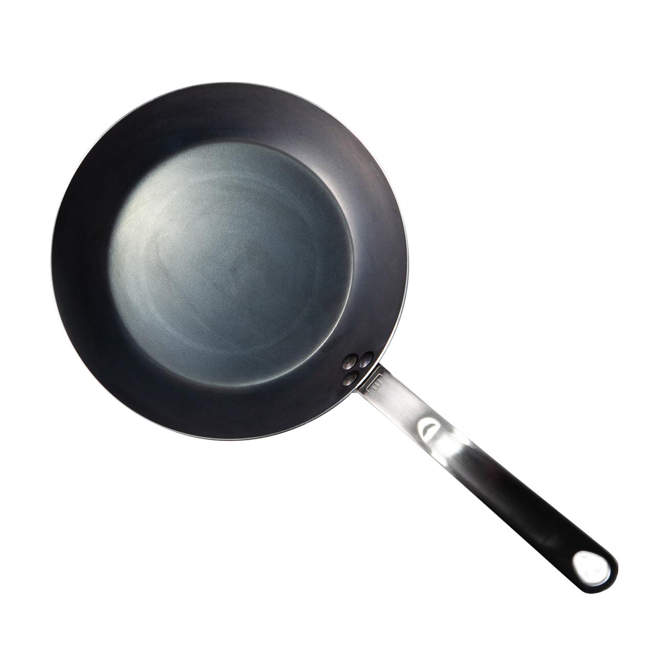 huckberry made in blue carbon steel frying pan for best man gift ideas