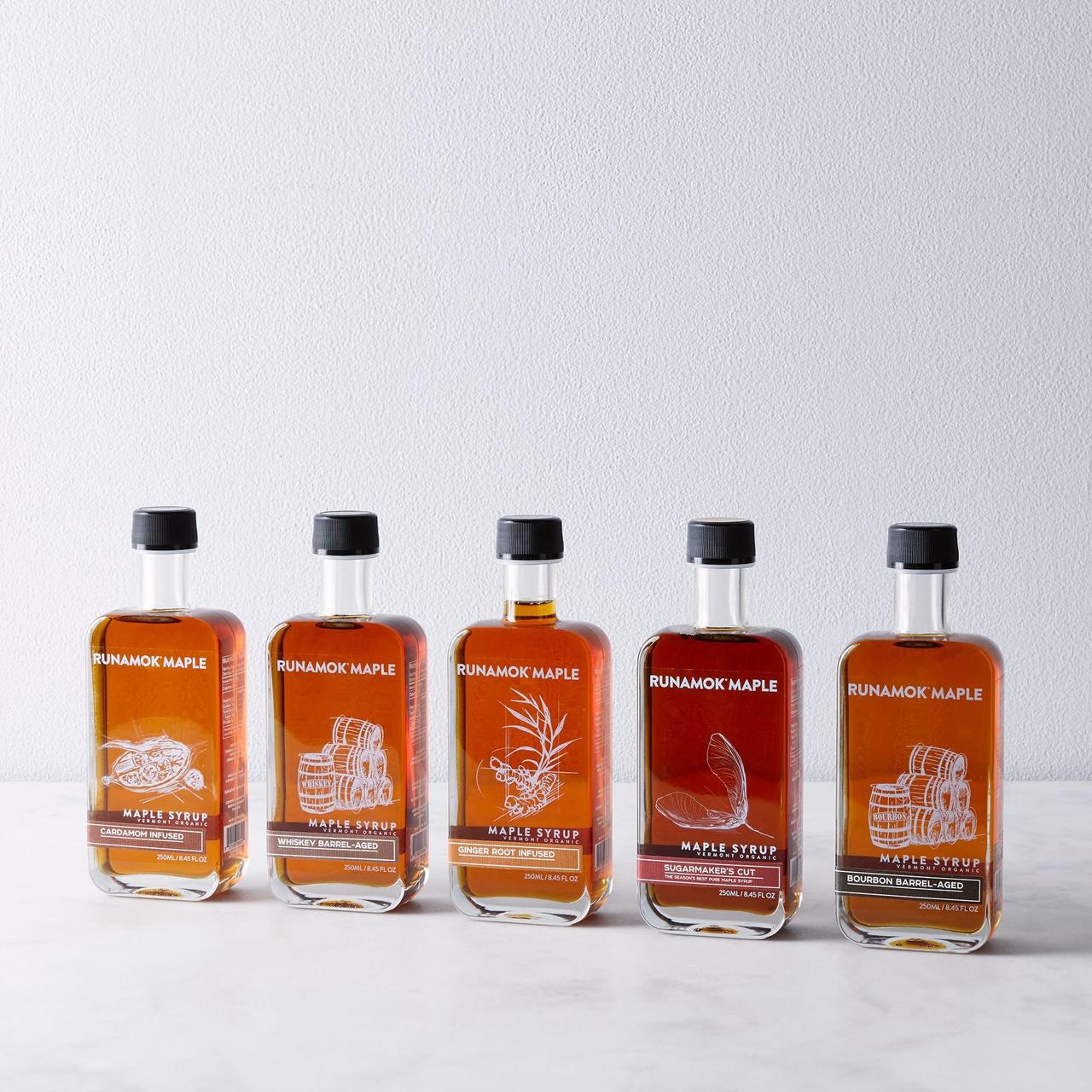 food52 runamok organic vermont maple syrup set for food engagement gifts