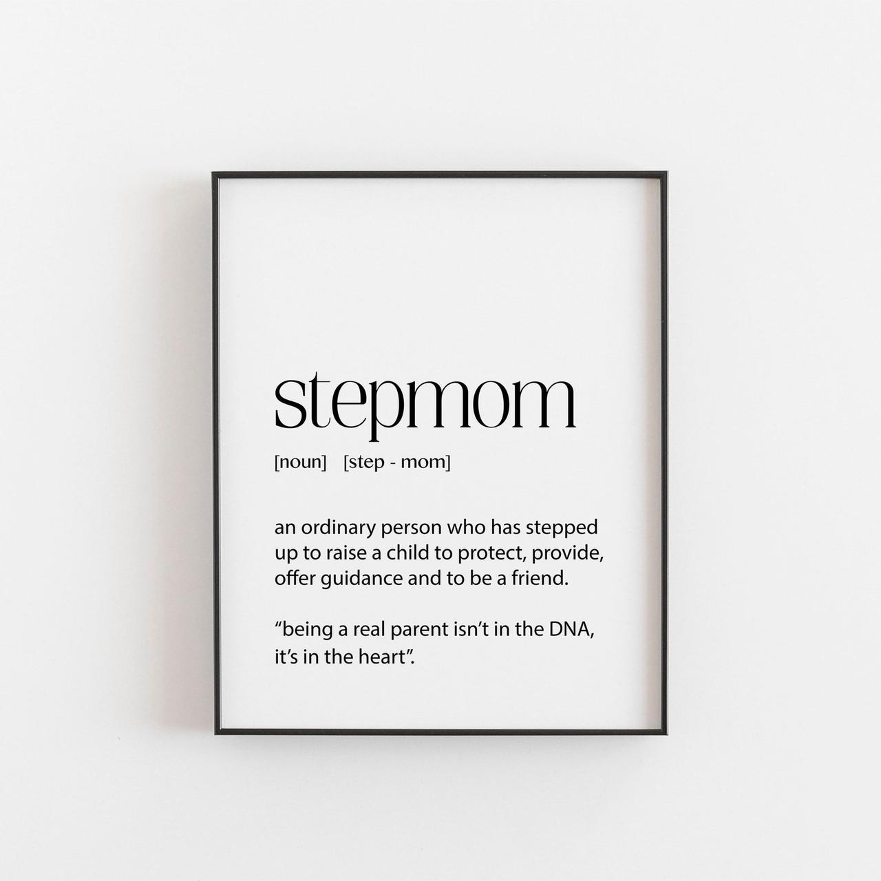 Special Stepmom Gifts, Not A Stepmom, A Second Mom, Cute Mother's