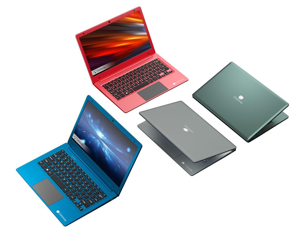 Ultra slim laptop with touch screen in different colors