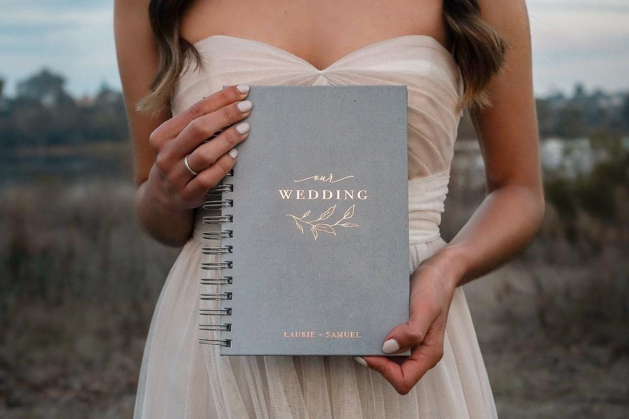 Wedding Planner Book | Rose Gold | Hard Cover | Undated Bridal Organizer