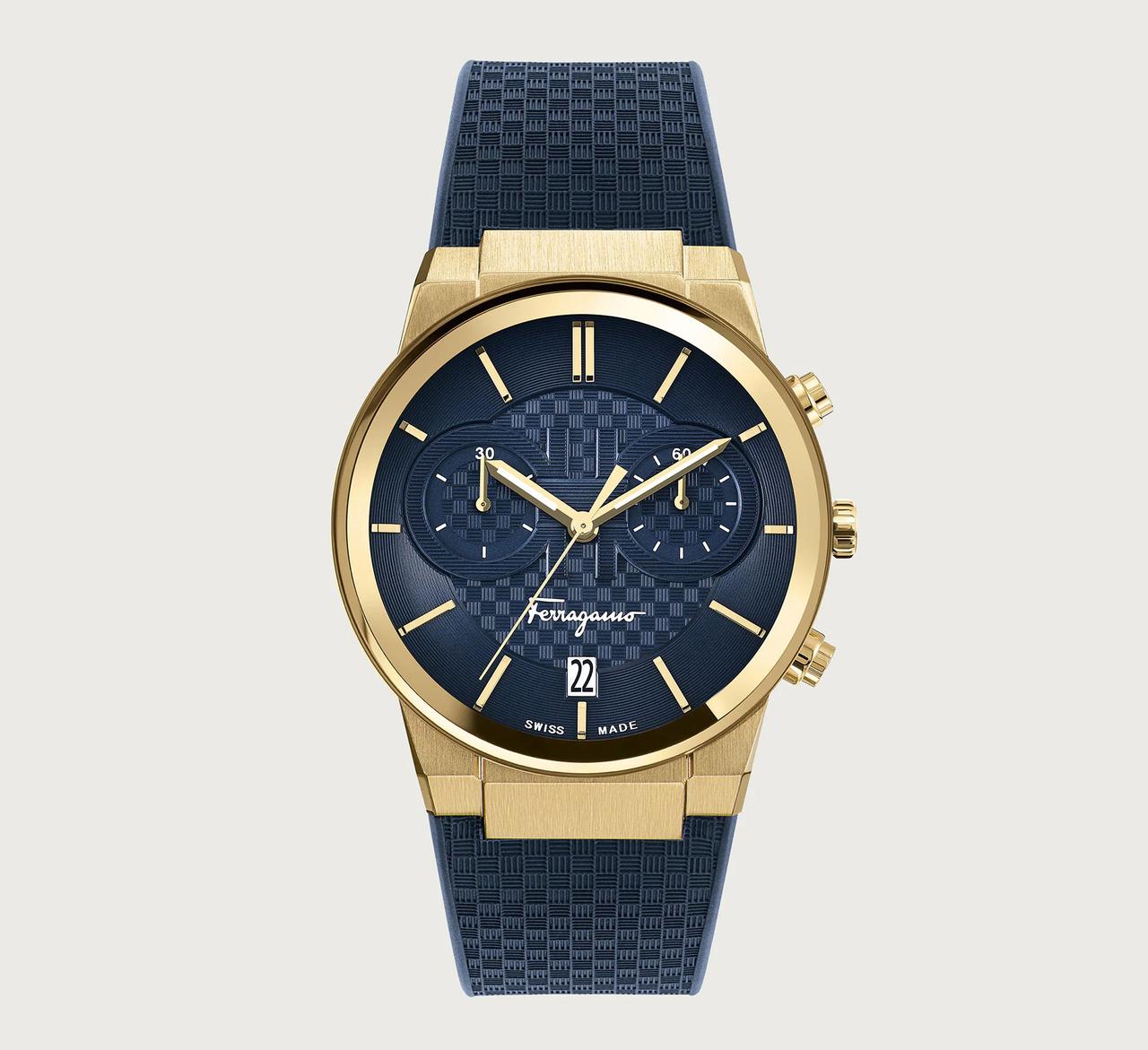 Fancy watch with sapphire strap and face on-theme5 year anniversary gift for husband 