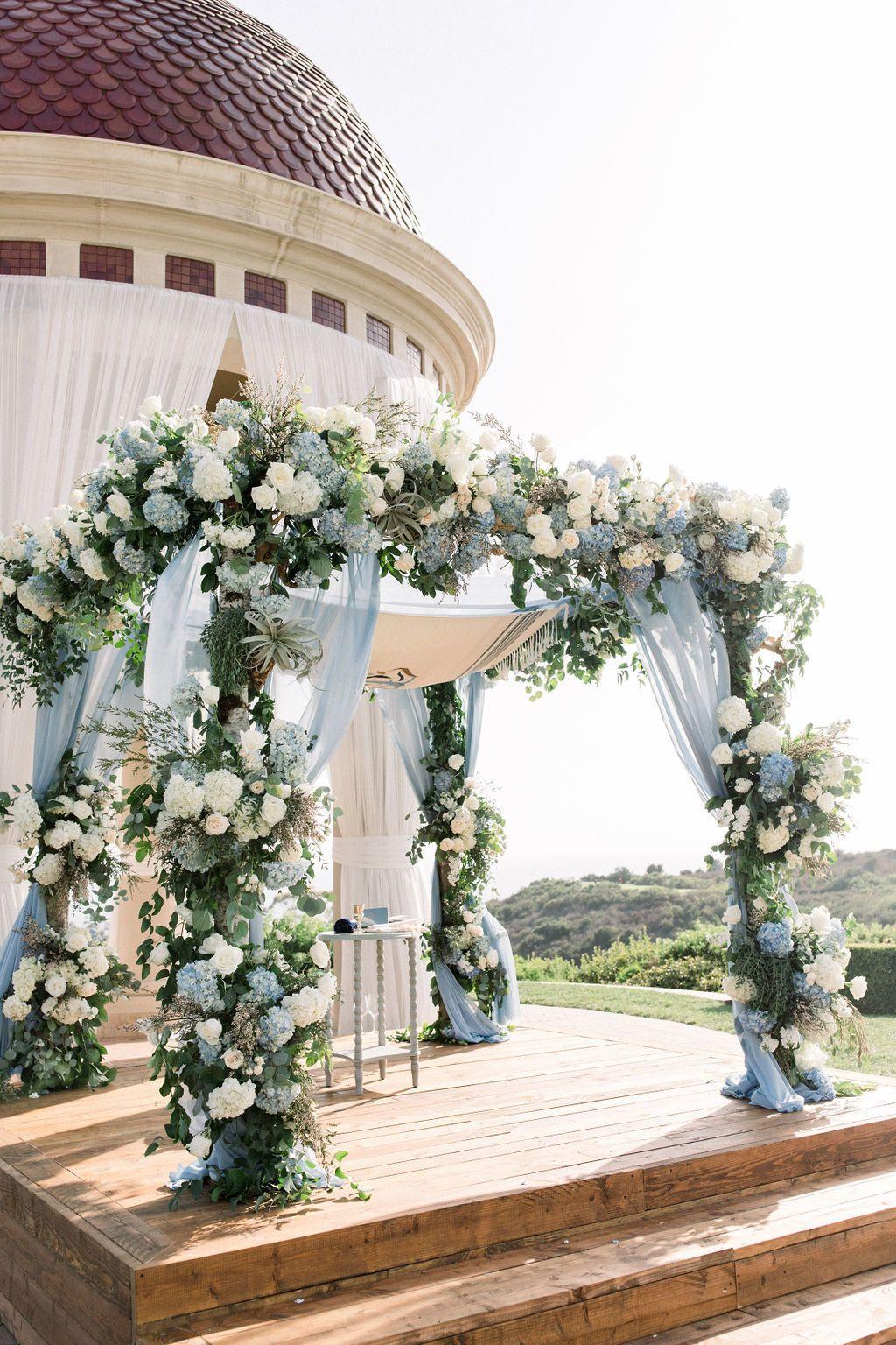 Small White Wedding Arch Flowers