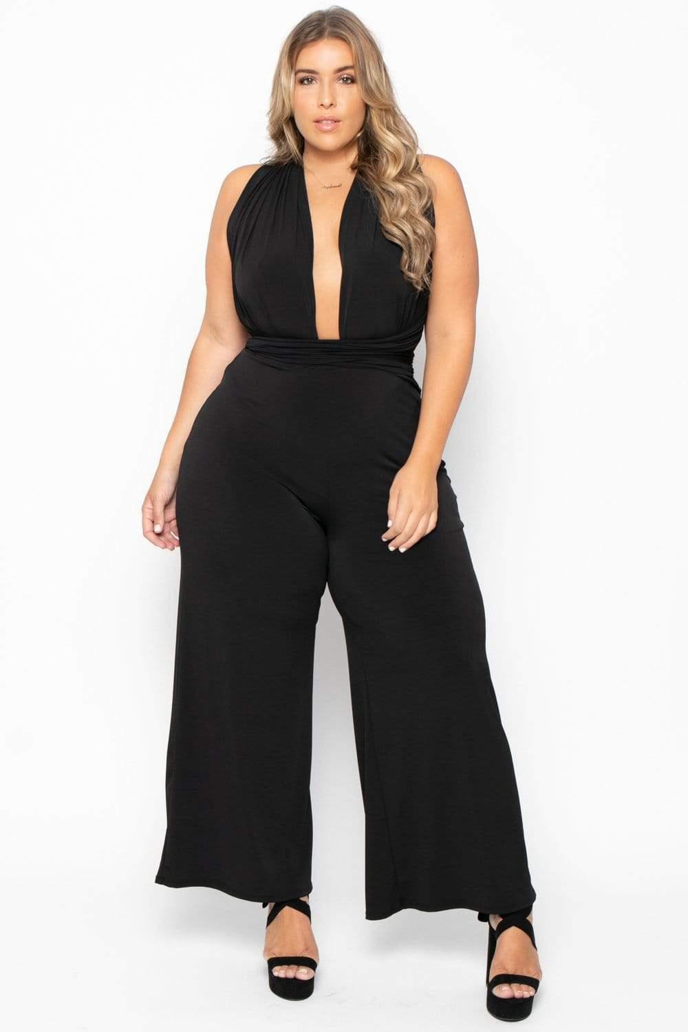 Plus size jumpsuits shop for wedding guest