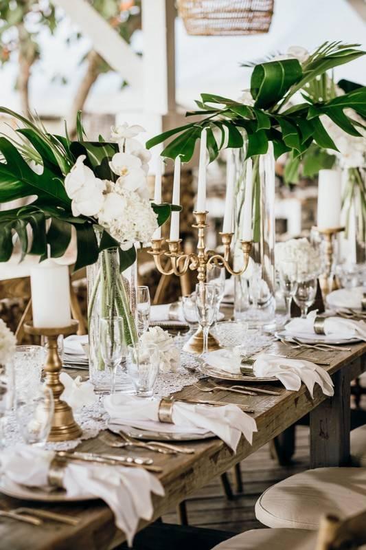 Beach Candle Ideas As Wedding Table Centerpieces