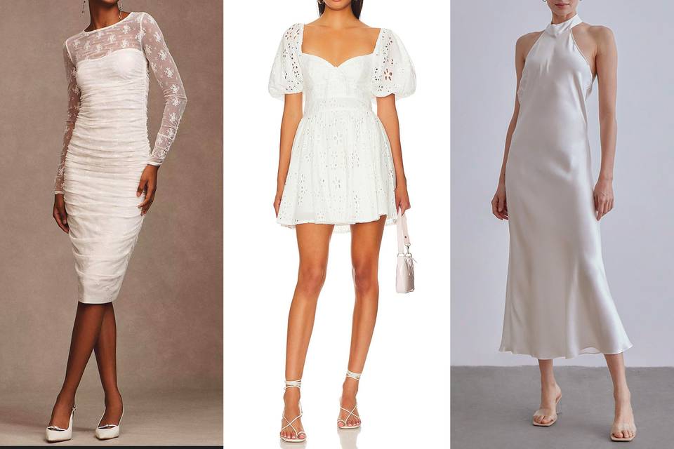 25 Little White Dresses for Your Bridal Shower