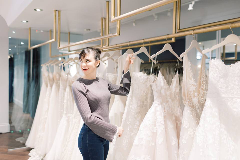 wedding dress shopping