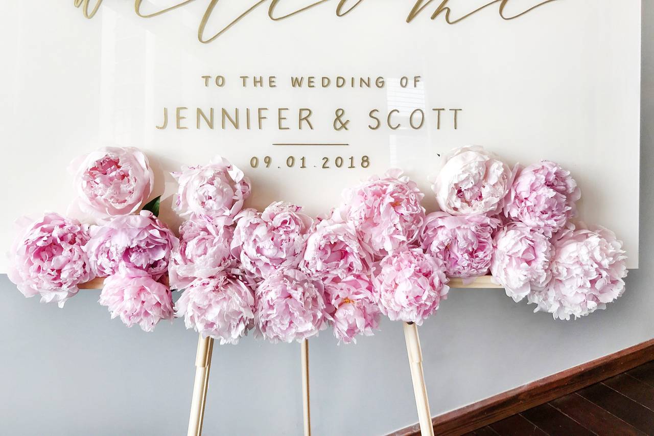 DIY Copper Wedding Sign, Wedding Decor Ideas