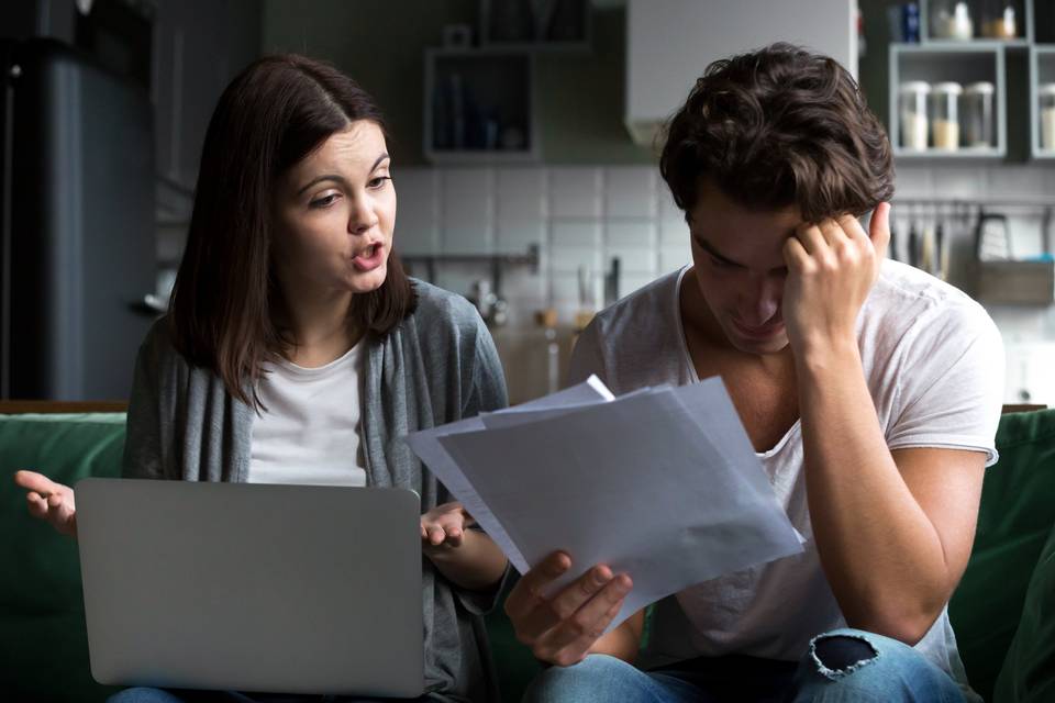 arguing couple