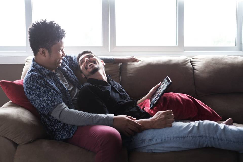 couple on couch