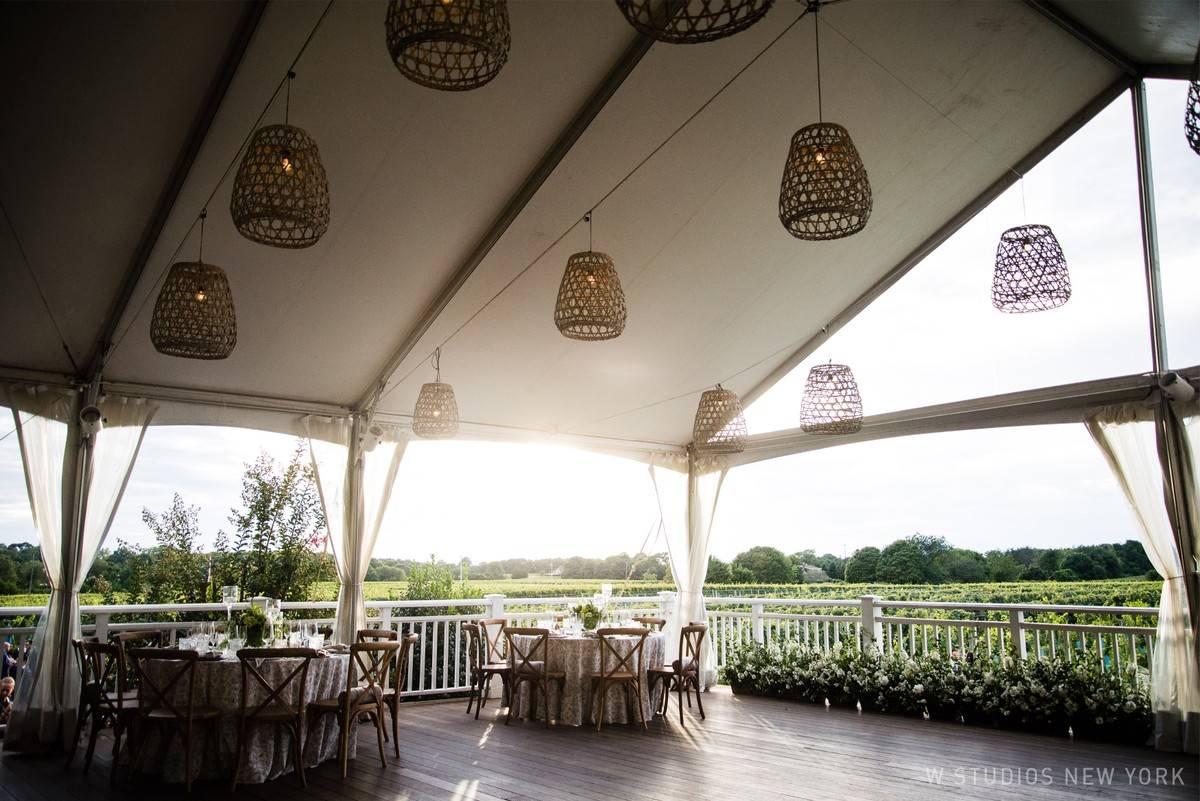 vineyard wedding reception