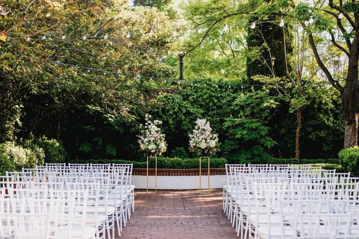 vizcaya sacramento outdoor wedding ceremony