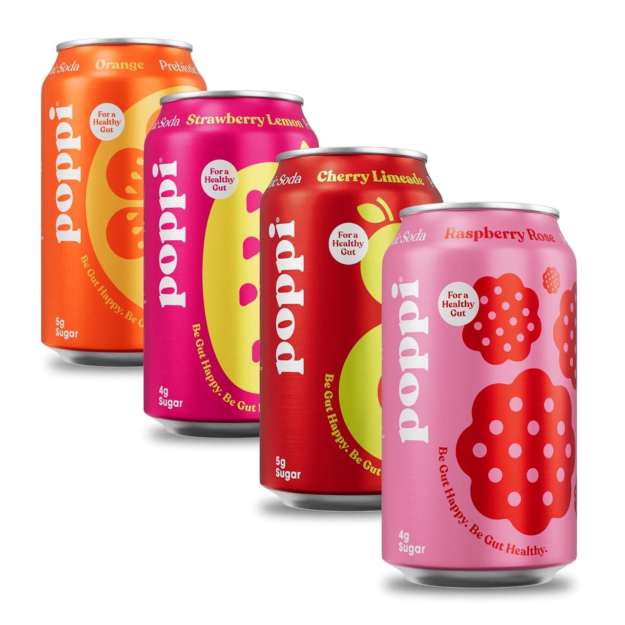 Poppi prebiotic soda bridesmaid box idea