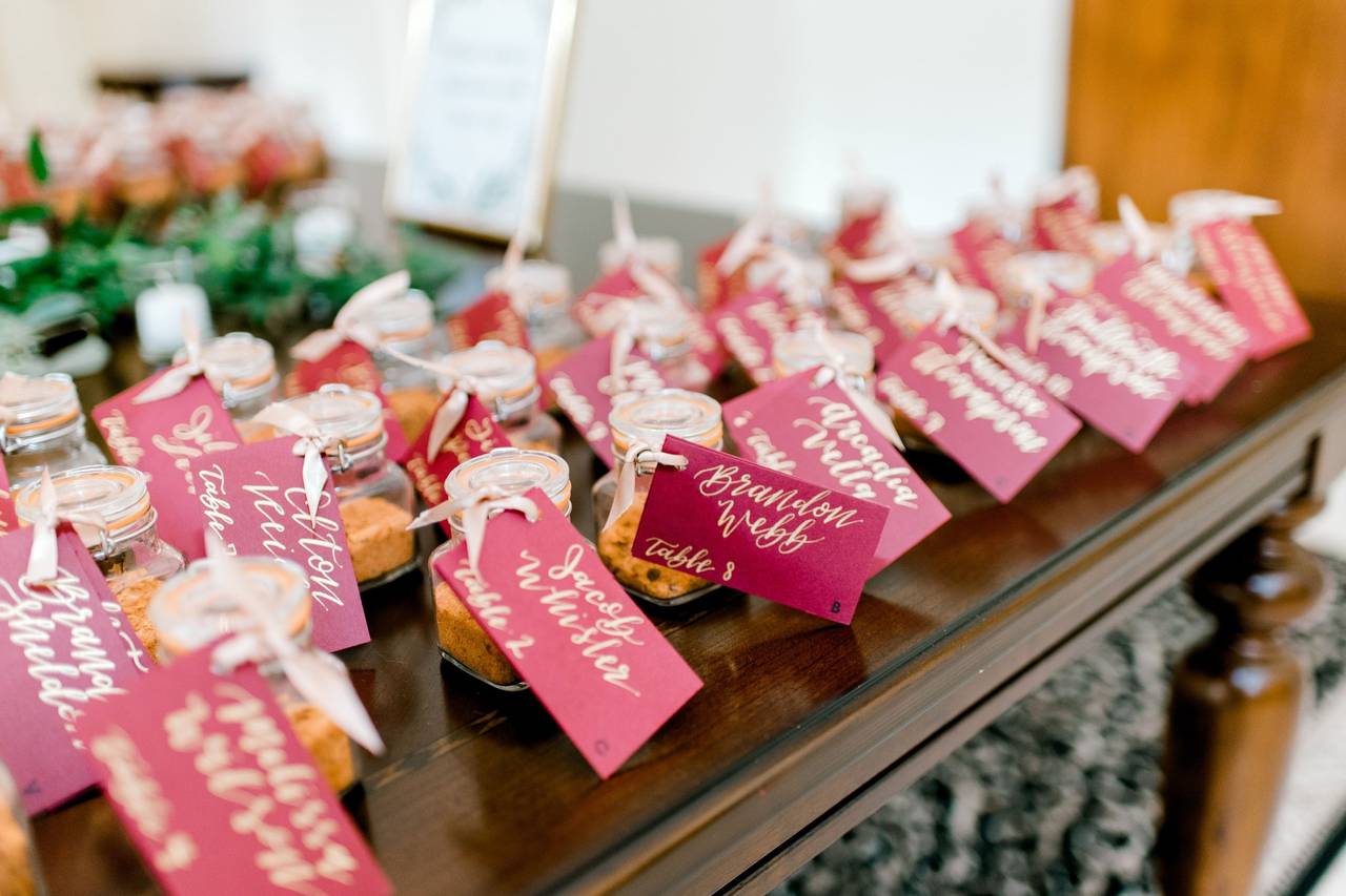 edible wedding favors beach