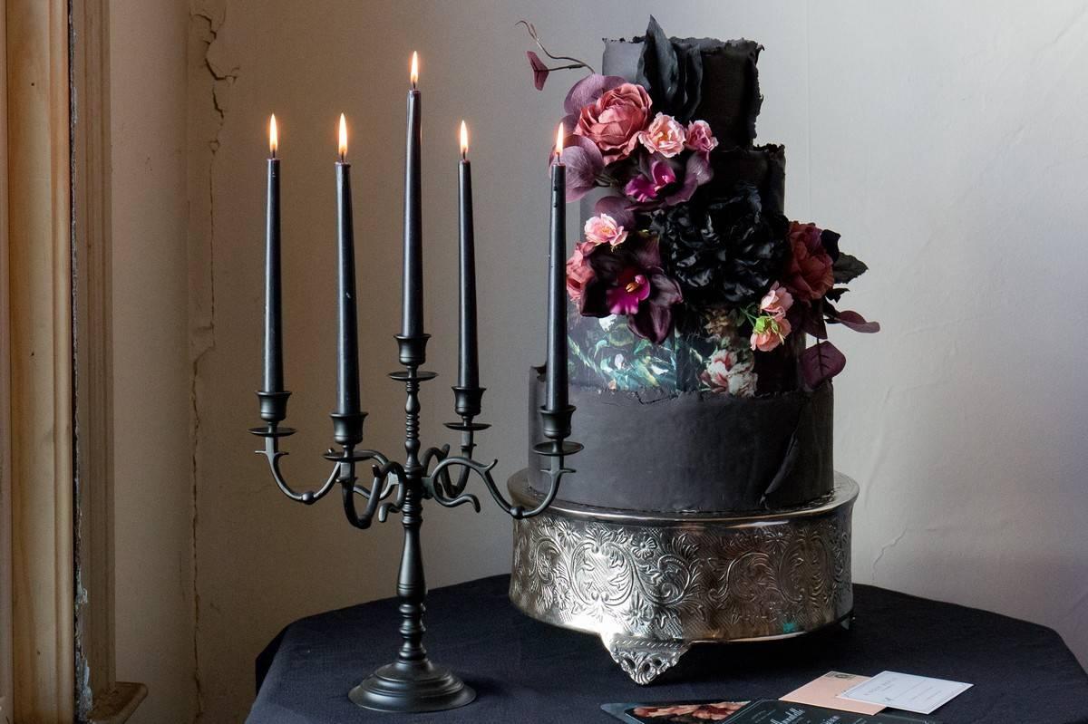 Gothic wedding decor! I'm having a lot of fun making decor for my