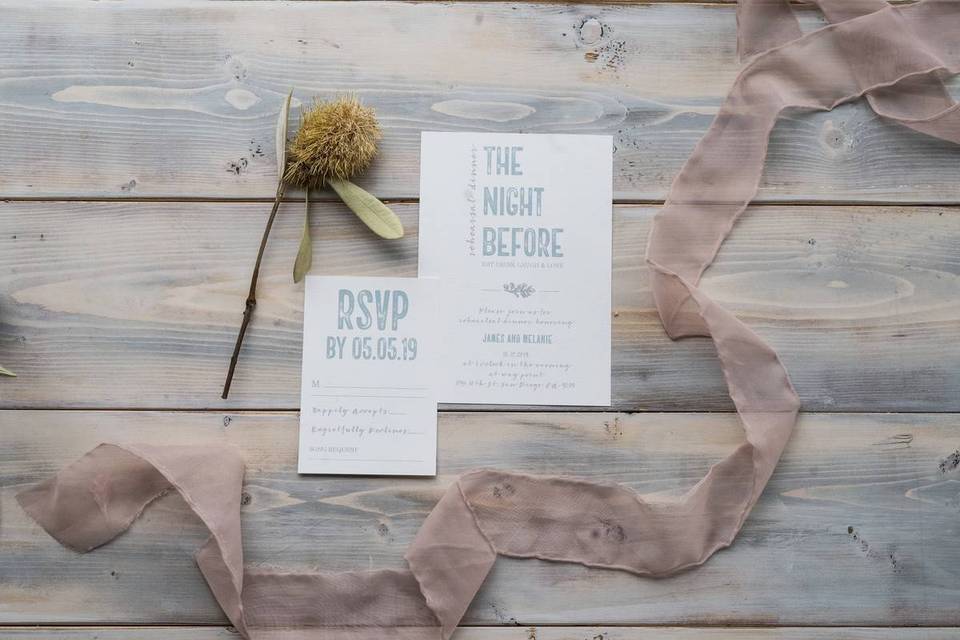 rehearsal dinner invitations