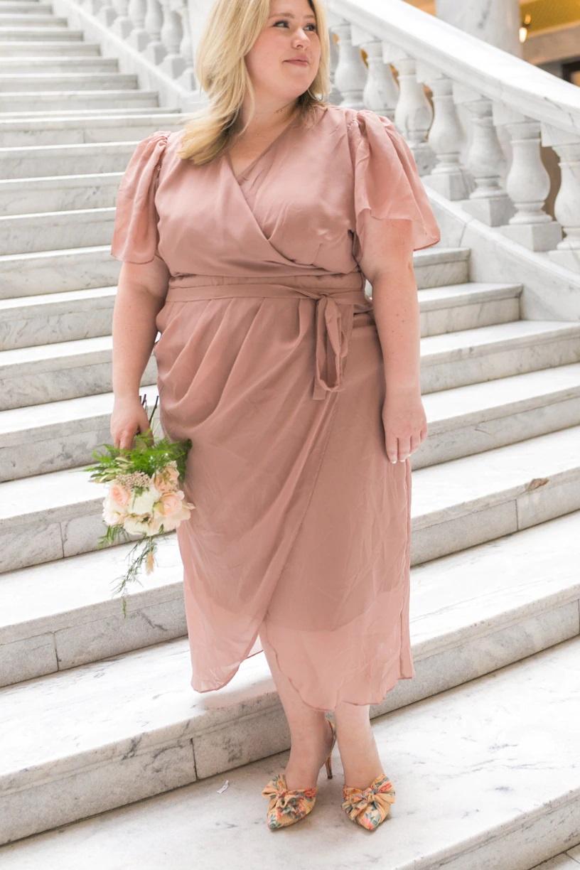 Plus size summer wedding guest clearance dresses