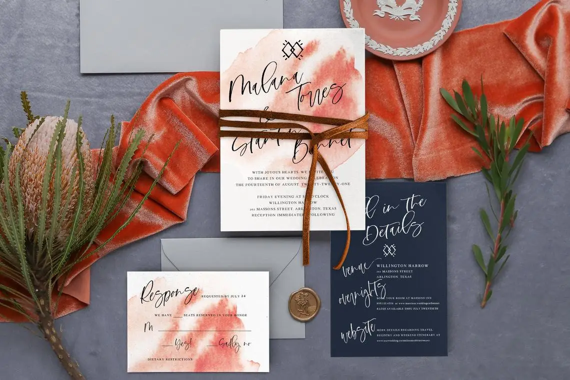 A showcase of 50 beautifully designed print invitations to inspire you