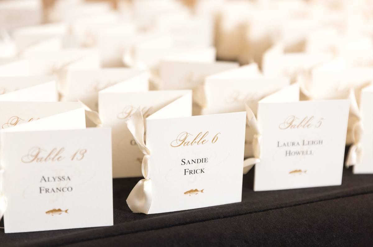 PRINTED Wedding Place Cards, Escort Cards