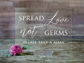22 Clever Social Distancing Signs for Your Wedding