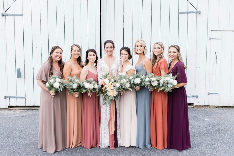 29 Flattering Bridesmaid Dress Colors & Combinations