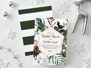 21 Bridal Shower Invitations For Your Winter Wonderland Celebration