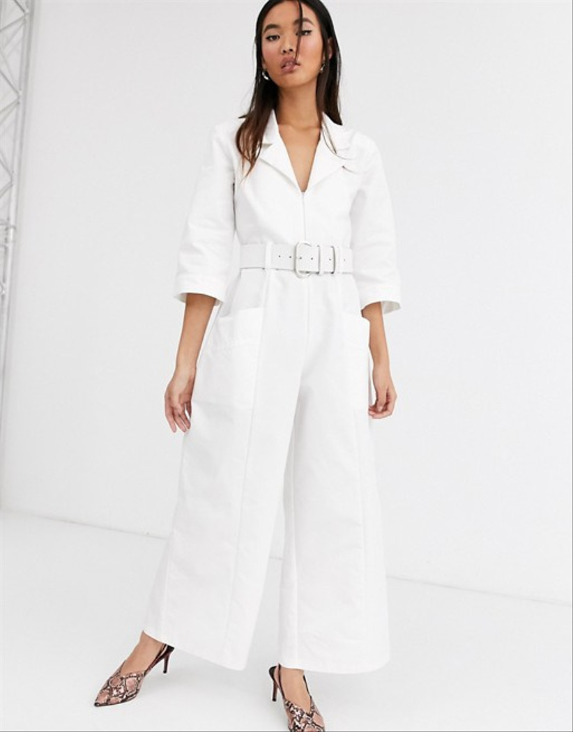 30 White Jumpsuits for Weddings That Are Cool Bride-Approved - WeddingWire