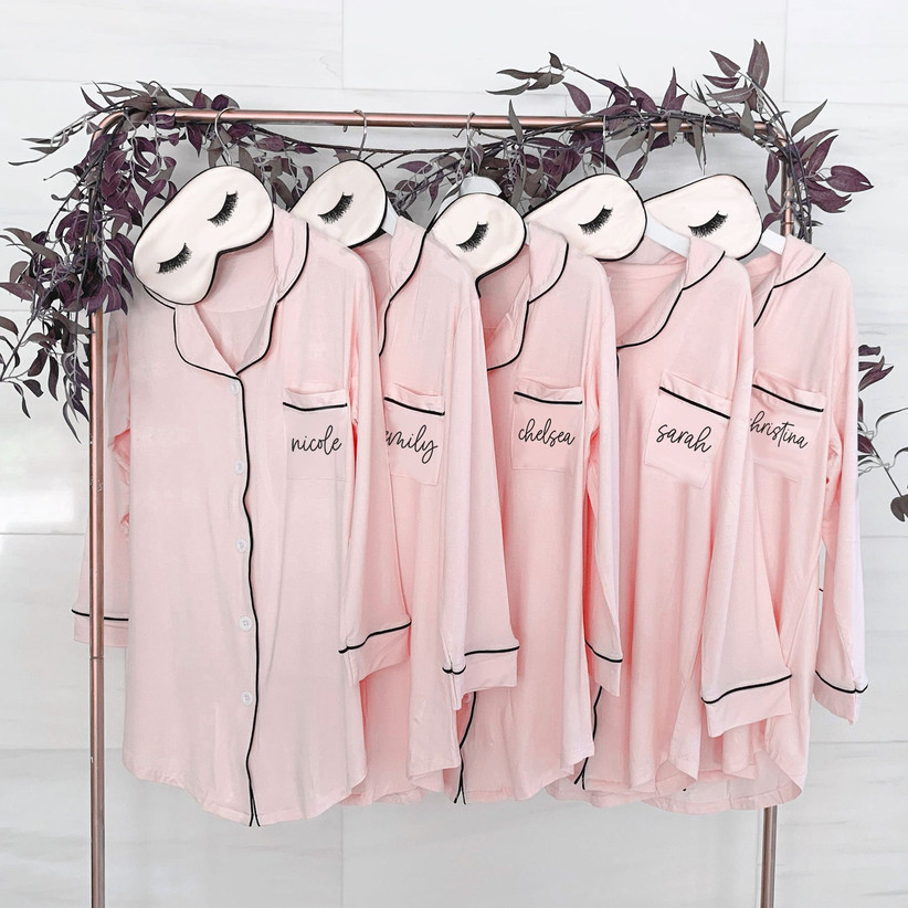 bridesmaid button down shirts