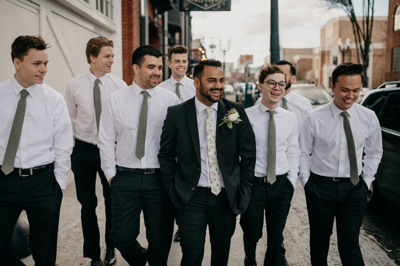 Groom And Groomsmen: Navy Or Black Suit | Weddings, Wedding Attire |  Wedding Forums | Weddingwire