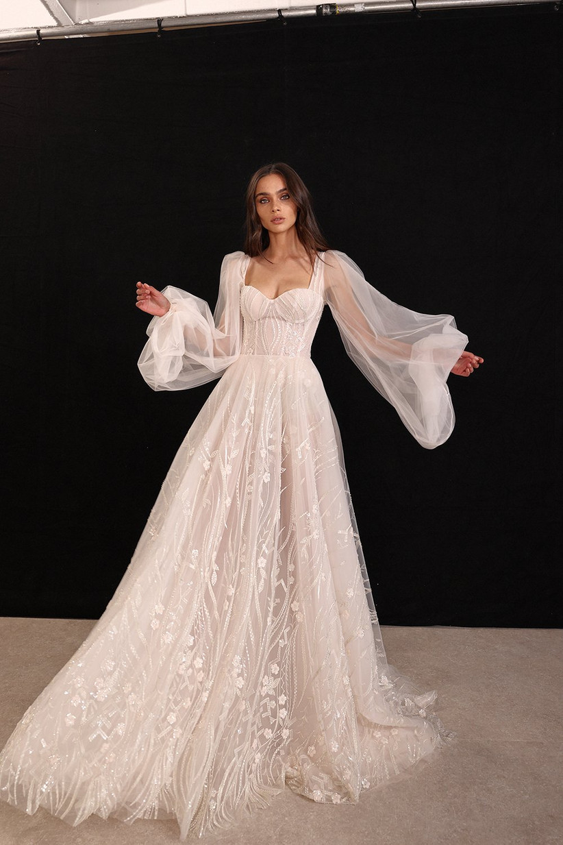 spring 2022 wedding dress trends Yaniv persy spring 2022 wedding ...