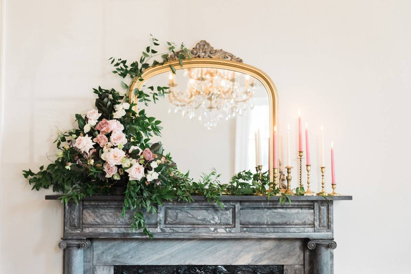 21 Wedding Fireplace Decor Ideas To Transform Any Mantel Weddingwire