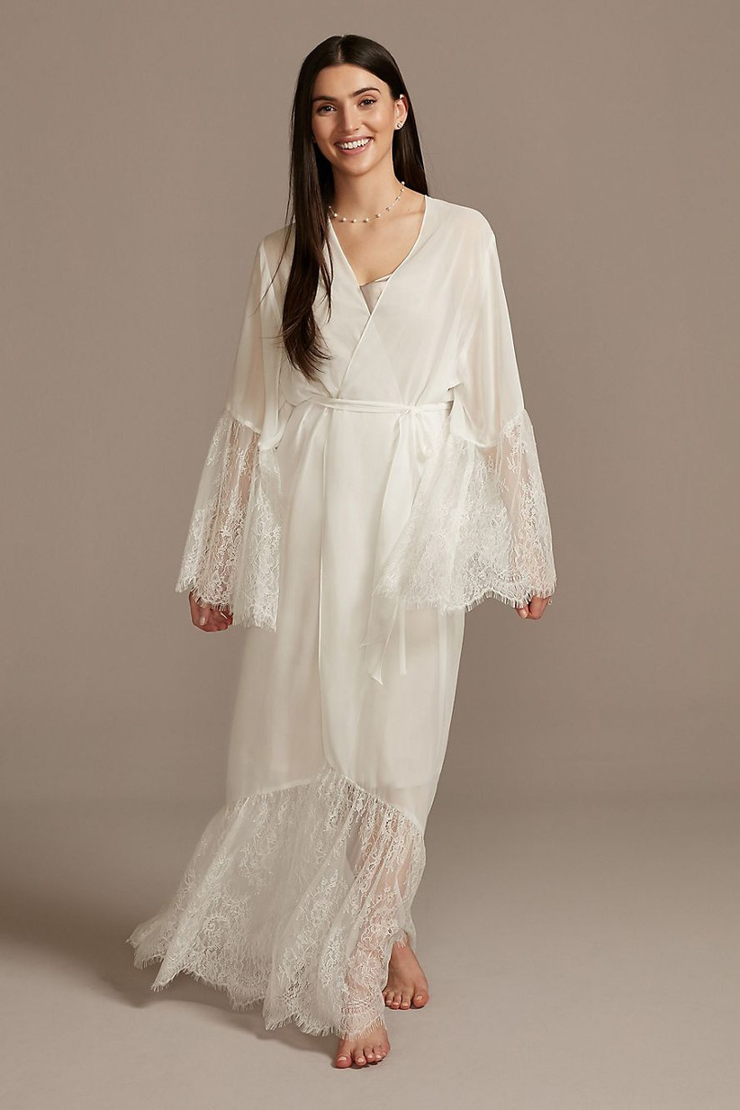 bridal robe long