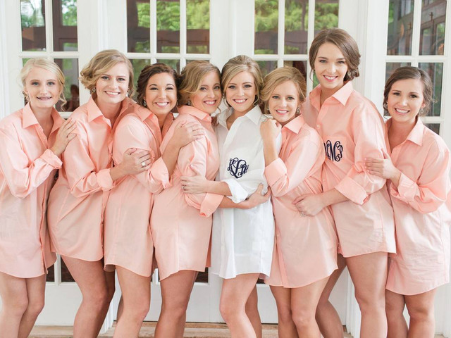 bridesmaids button up shirts