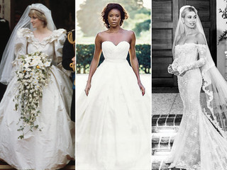 30 Iconic Celebrity Wedding Dresses We Still Think About Today